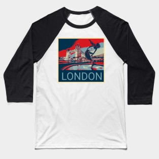 London in Shepard Fairey style 2 Baseball T-Shirt